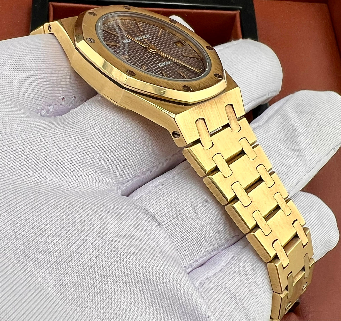 Audemars Piguet Royal Oak 4100BA Yellow Gold 35mm Automatic full set