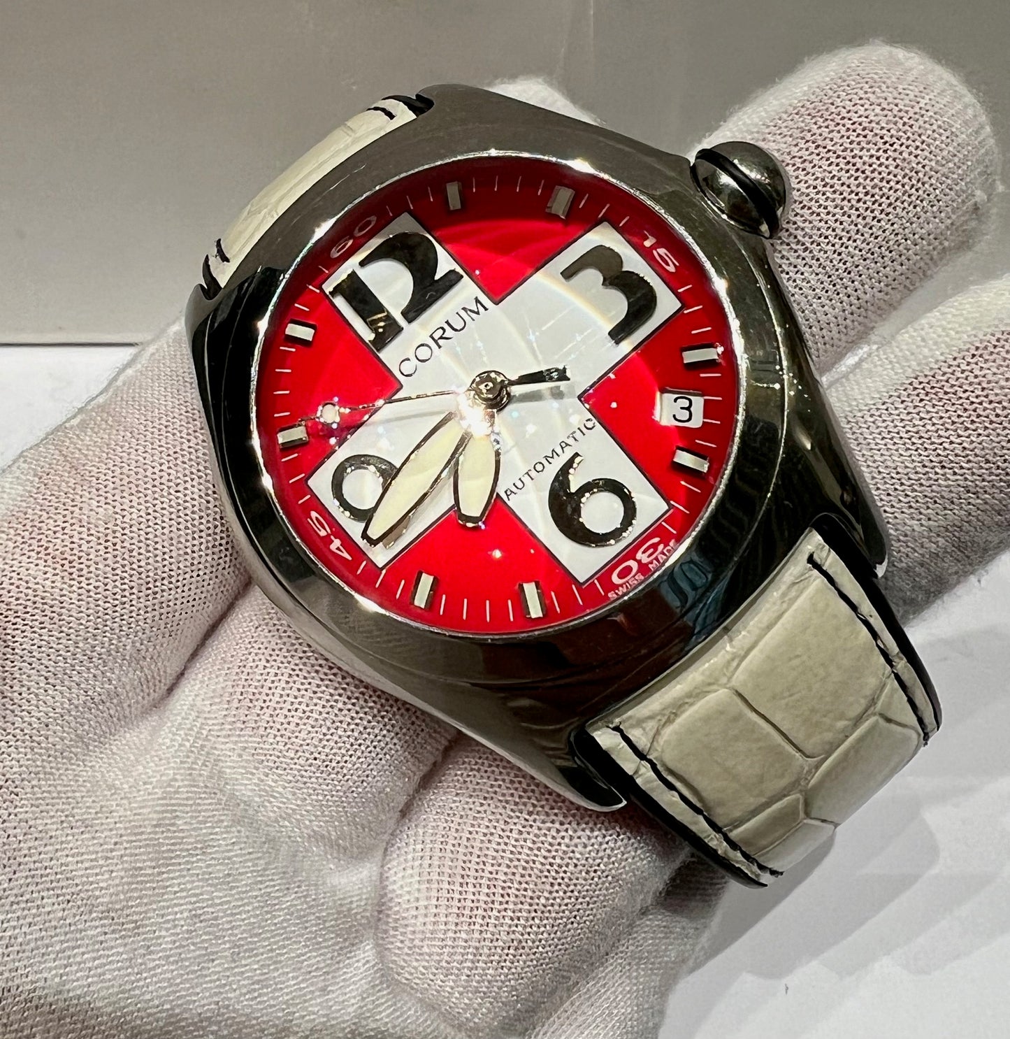 Corum Bubble Red Cross full set 2001