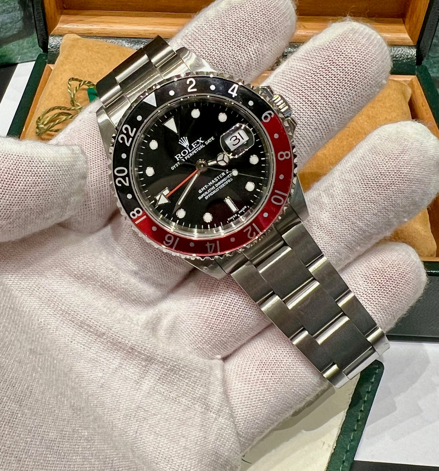 Rolex GMT-Master II 16710 Coke 2002 box&paper