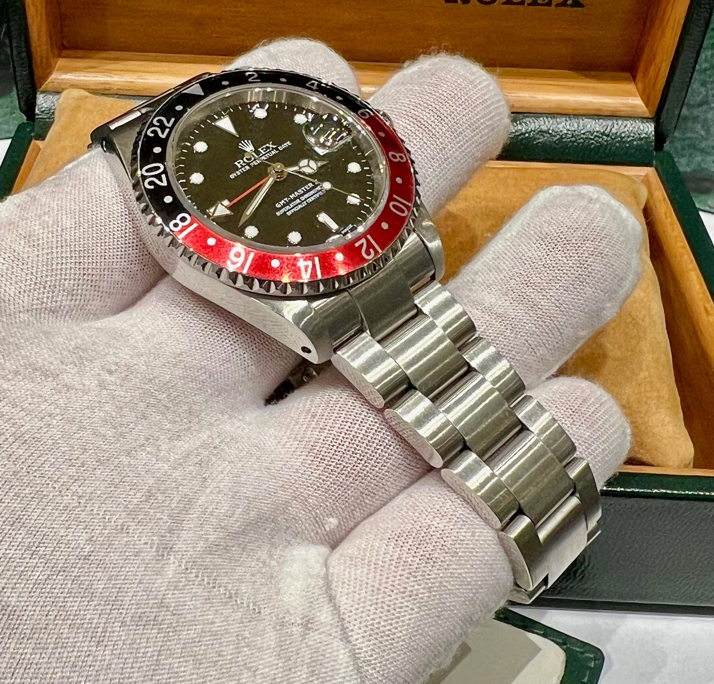 Rolex GMT-Master II 16710 Coke 2002 box&paper