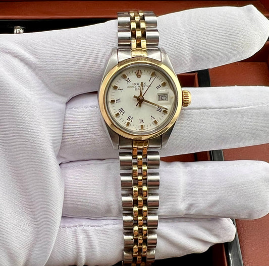 Rolex Lady-Date 6916 26mm plexy 1977 Jubilèe only watch solo orologio