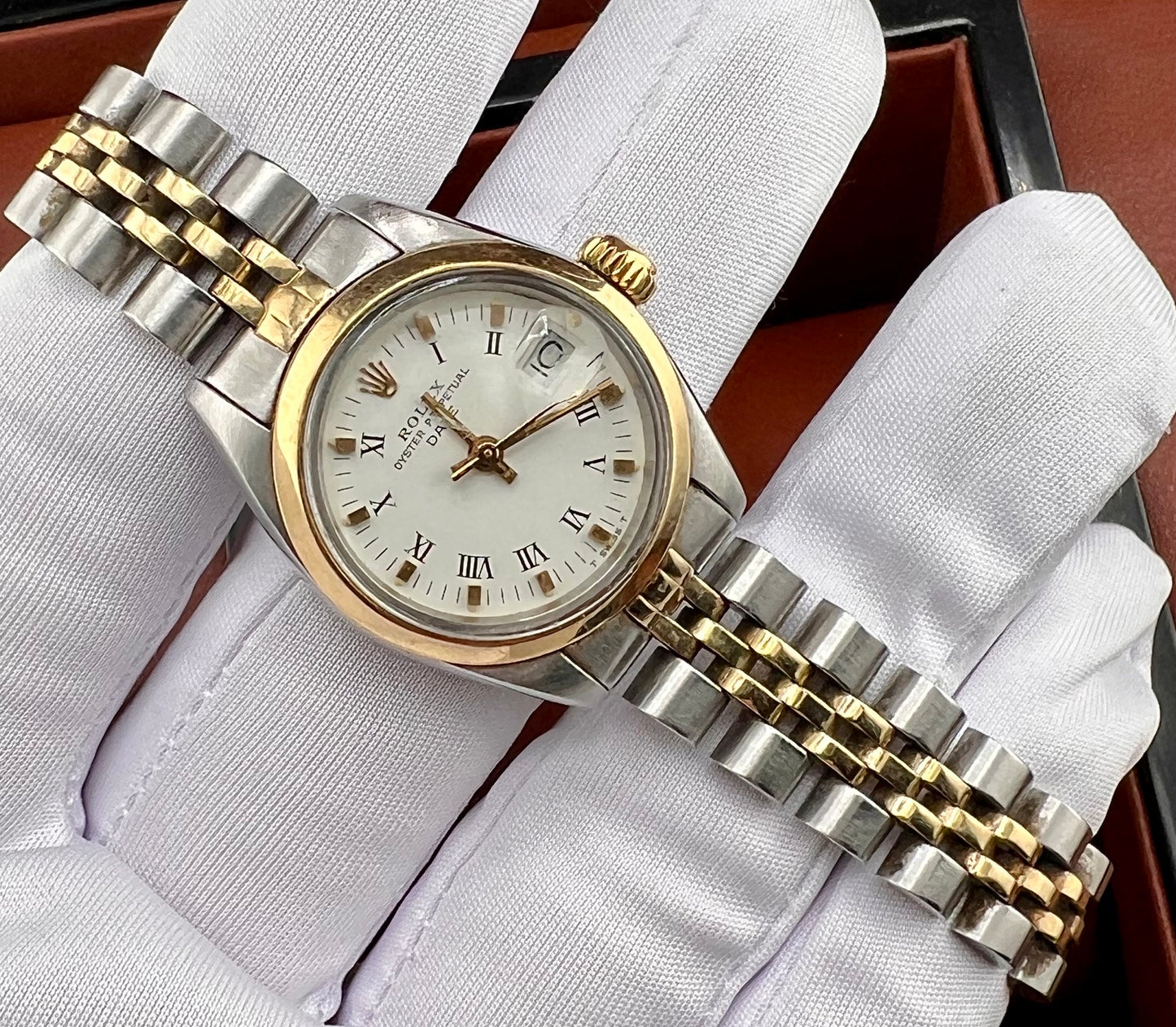 Rolex Lady-Date 6916 26mm plexy 1977 Jubilèe only watch solo orologio