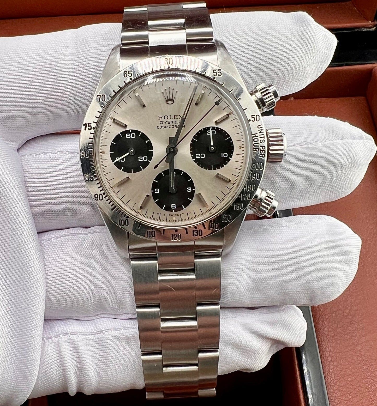 Rolex Daytona 37mm 6265 Silver dial 1977 only watch solo orologio