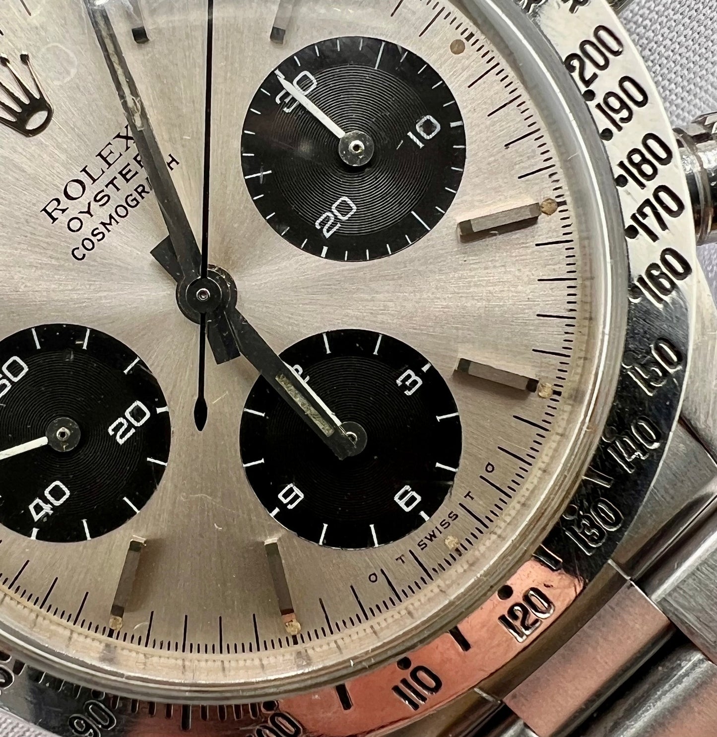 Rolex Daytona 37mm 6265 Silver dial 1977 only watch solo orologio