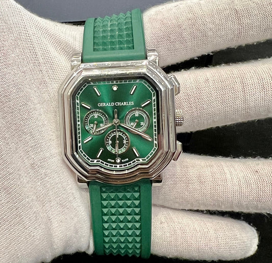 Gerald Charles Maestro 3.0 Chronograph Green only watch solo orologio