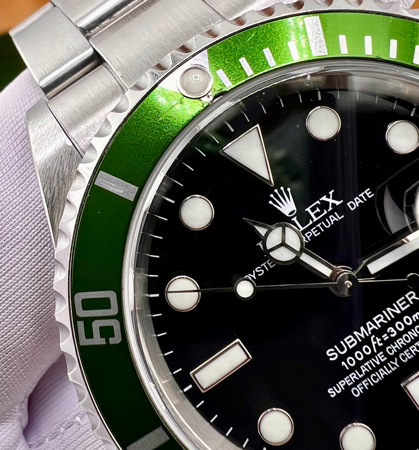Rolex Submariner "Kermit" 16610LV full set 2005 HK 40mm