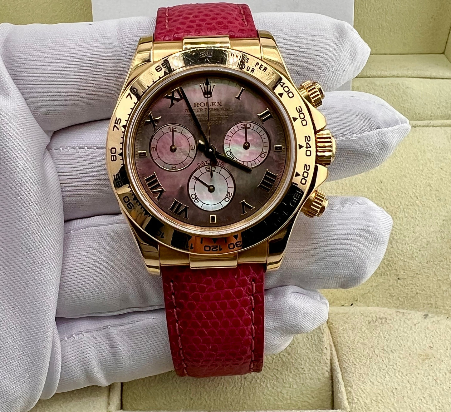Rolex Daytona 116518 Tahiti MOP Dial 2004 (Ita)