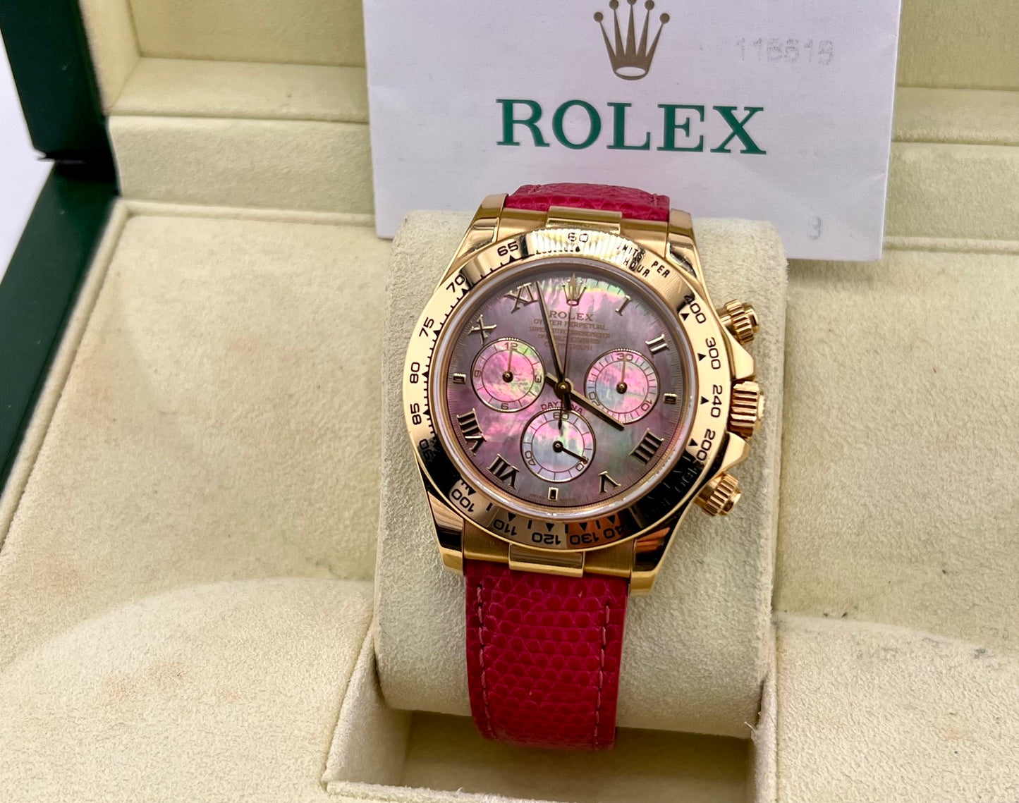 Rolex Daytona 116518 Tahiti MOP Dial 2004 (Ita)