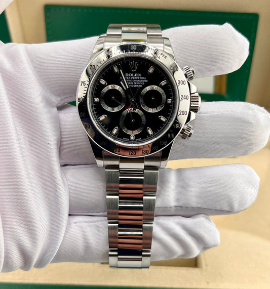 Rolex Daytona 116520 Cromalight 2015 Full Set Black Dial (Iran)