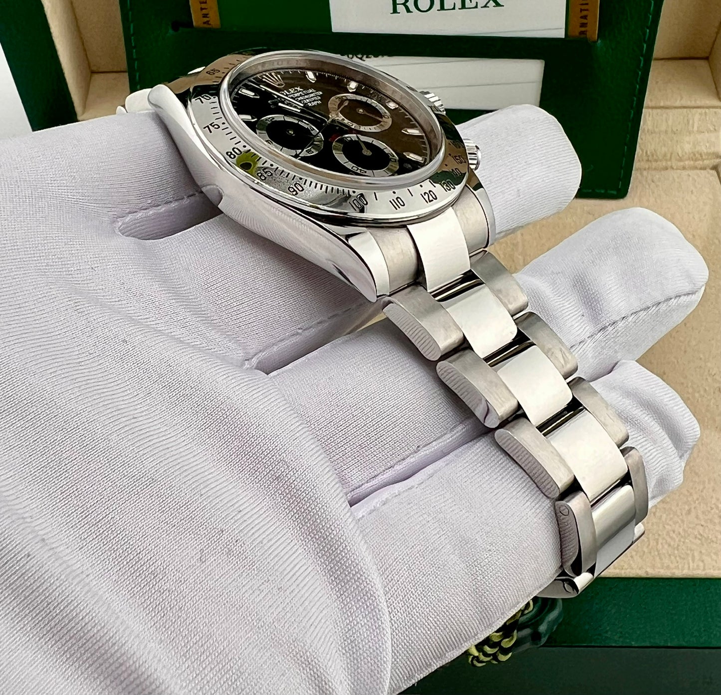 Rolex Daytona 116520 Cromalight 2015 Full Set Black Dial (Iran)