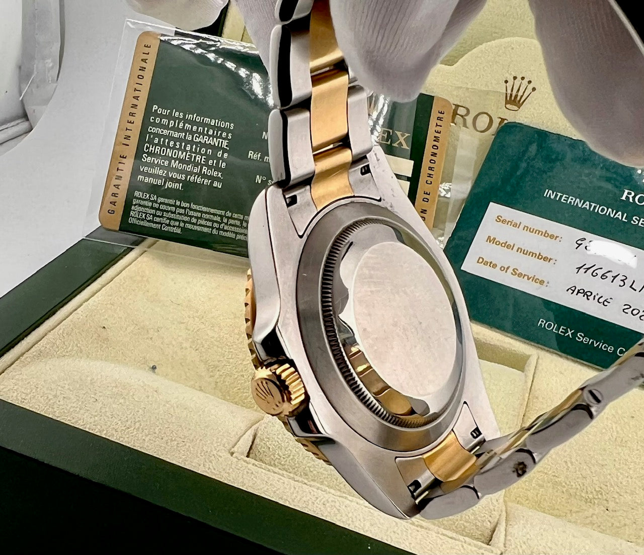 Rolex Submariner Date 40mm 116613LN 2013 Ita + Service 2022