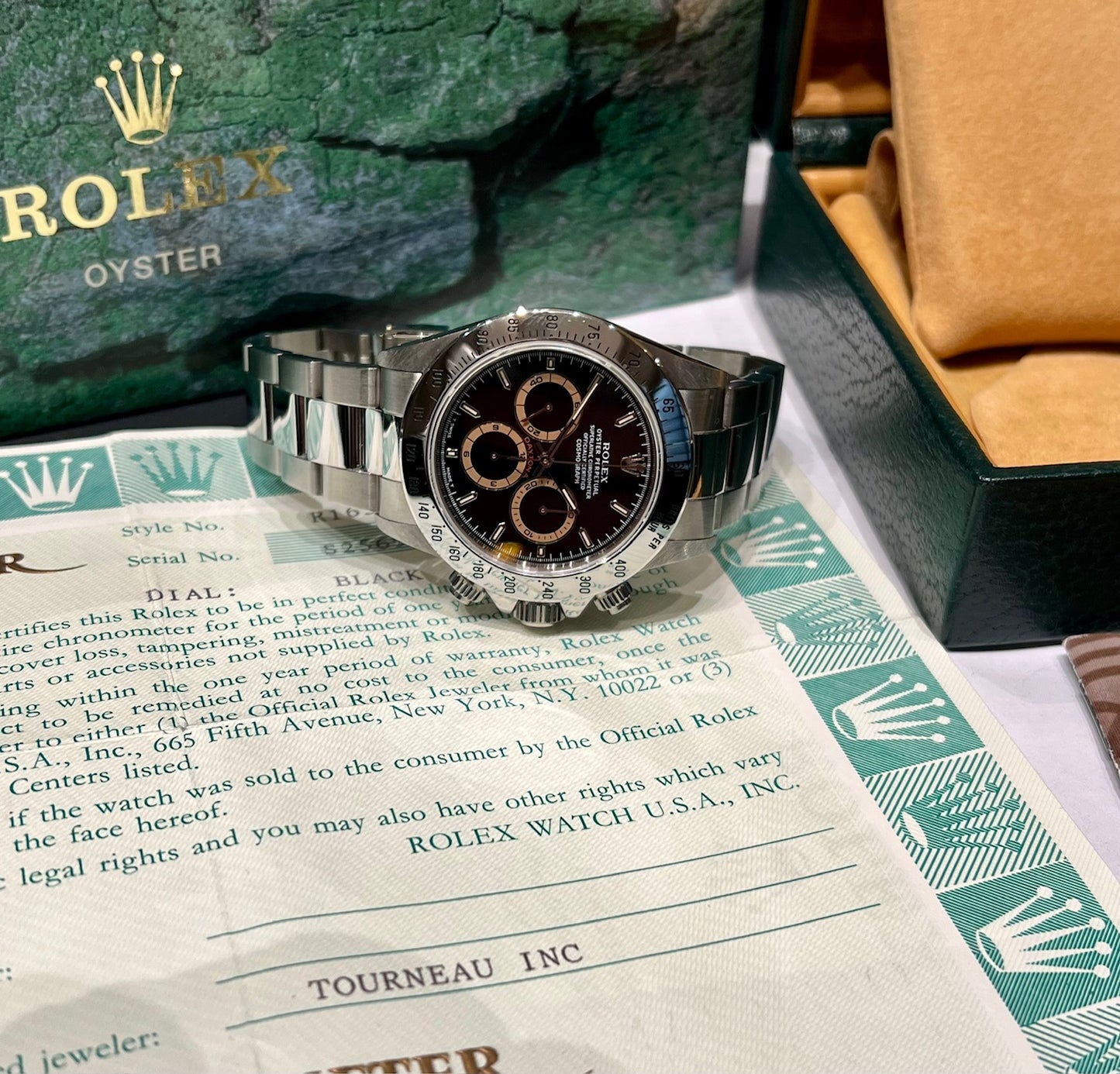 Rolex Daytona 16520 Zenith ''Patrizi'' Dial 1994 Box&Paper USA top condition