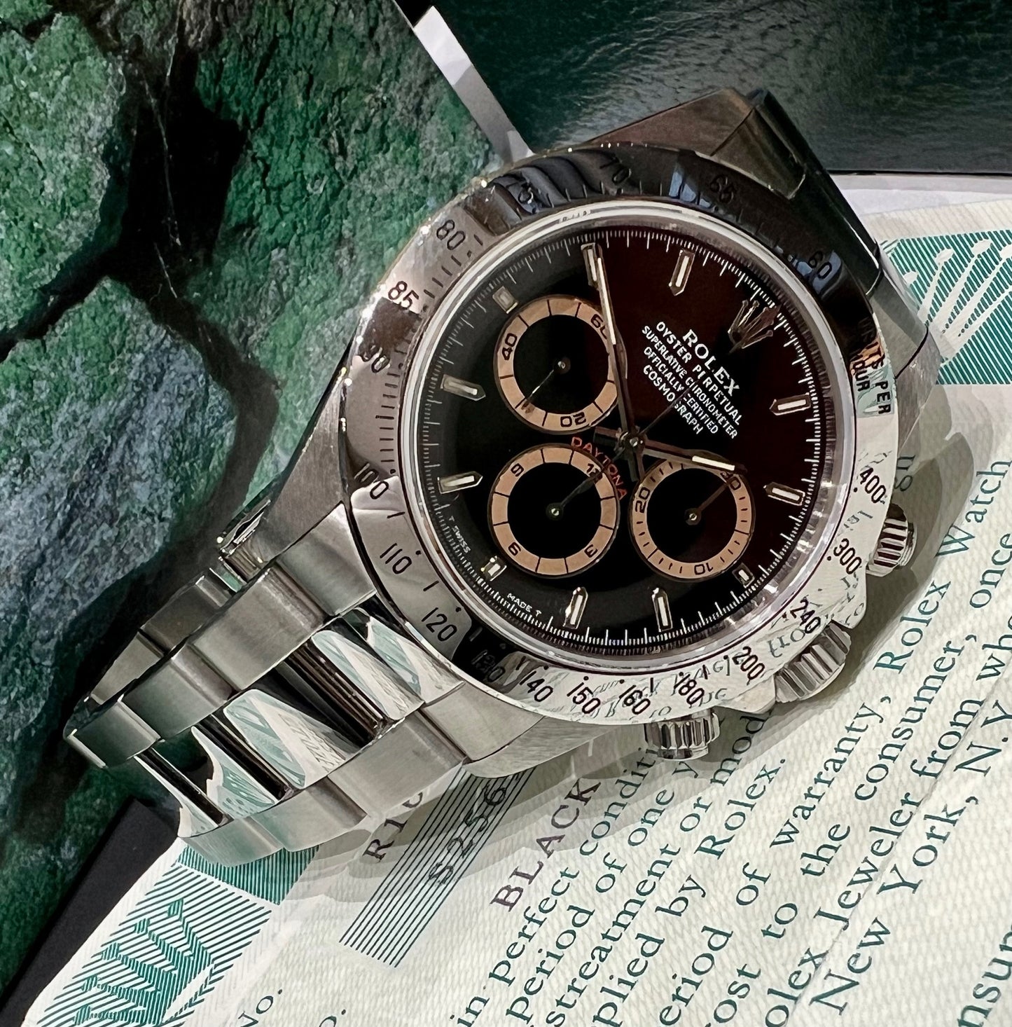 Rolex Daytona 16520 Zenith ''Patrizi'' Dial 1994 Box&Paper USA top condition