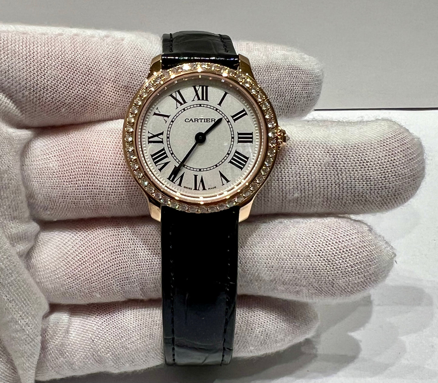 Cartier Ronde Louis 29 mm Rose Gold - Beige Dial - Strap WJRN0009 2024 NEW