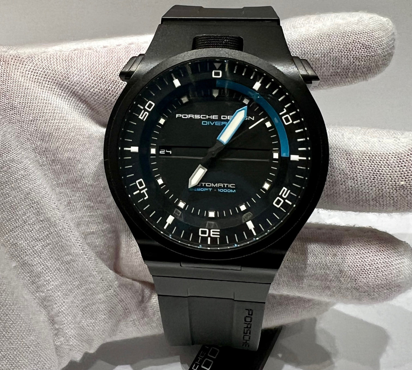 Porsche Design Diver Automatic Black Pvd Mens Watch Performance