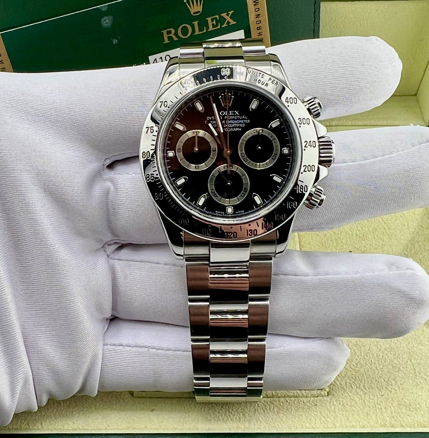 Rolex Daytona 116520 RRR Black Dial 2007 (Japan) Box&Paper