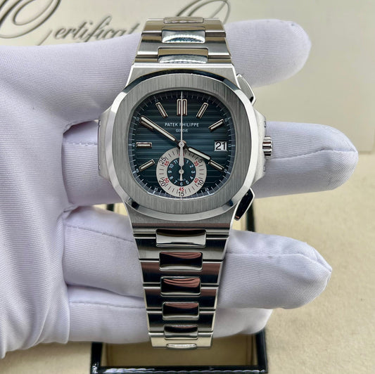 Patek Philippe Nautilus 5980/1A Blue Dial 2008 Box&Paper top condition (Arabia Saudita)
