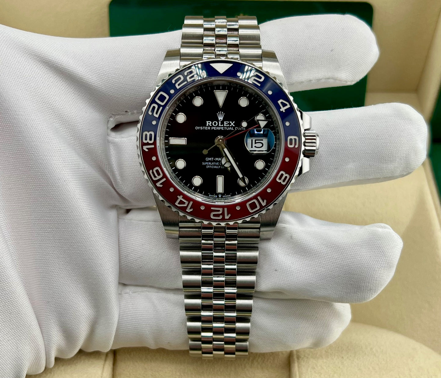 Rolex GMT-Master II ''Pepsi'' 126710BLRO Jubilèe 2020 New Card