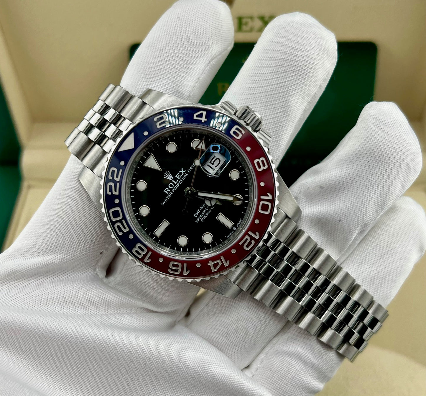 Rolex GMT-Master II ''Pepsi'' 126710BLRO Jubilèe 2020 New Card
