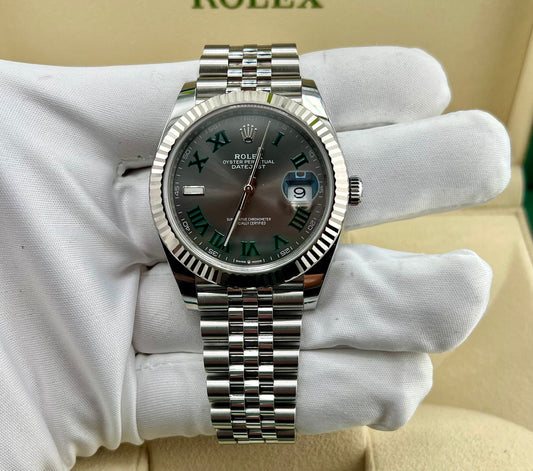 Rolex Datejust 41mm 126334 Wimbeldon Jubilèe No Paper