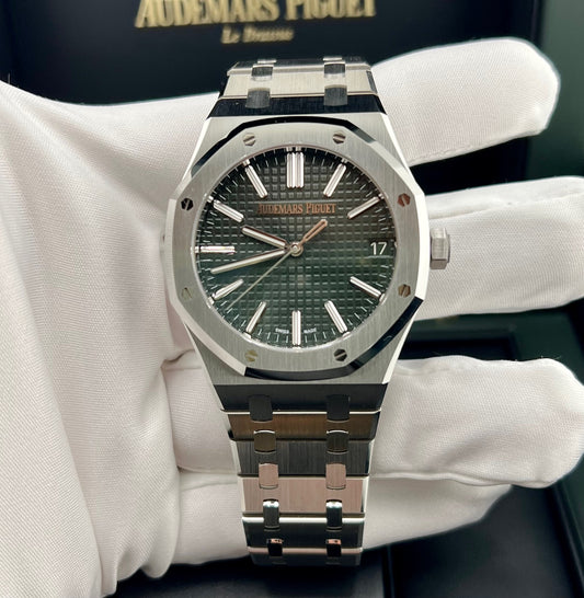 Audemars Piguet Royal Oak 15510ST Green Dial 2025 NEW 41mm