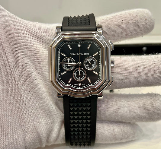 Gerald Charles Maestro 3.0 Chronograph Black NEW 2023