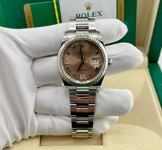 Rolex Datejust 36mm 126234 Diamond index 2020Oyster