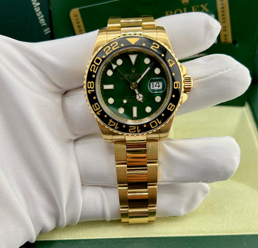 Rolex GMT-Master II 116718LN Green Dial 2008 Ita