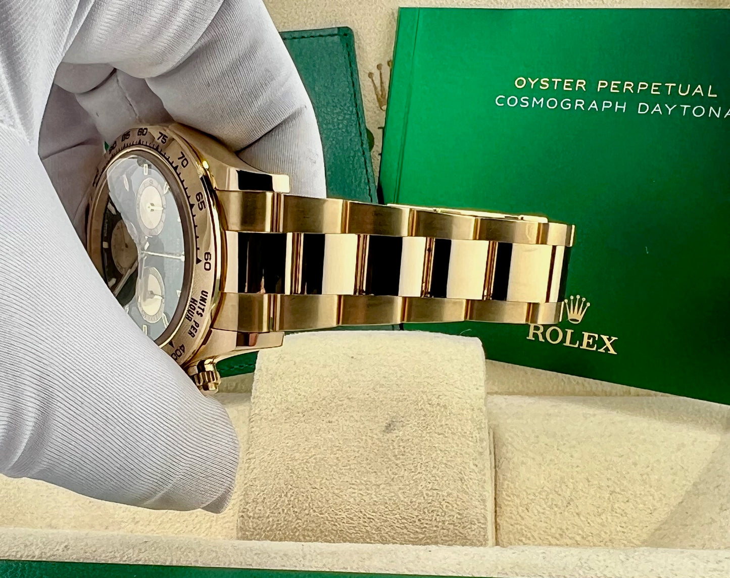 Rolex Cosmograph Daytona 125608 Green Dial 2025 like new