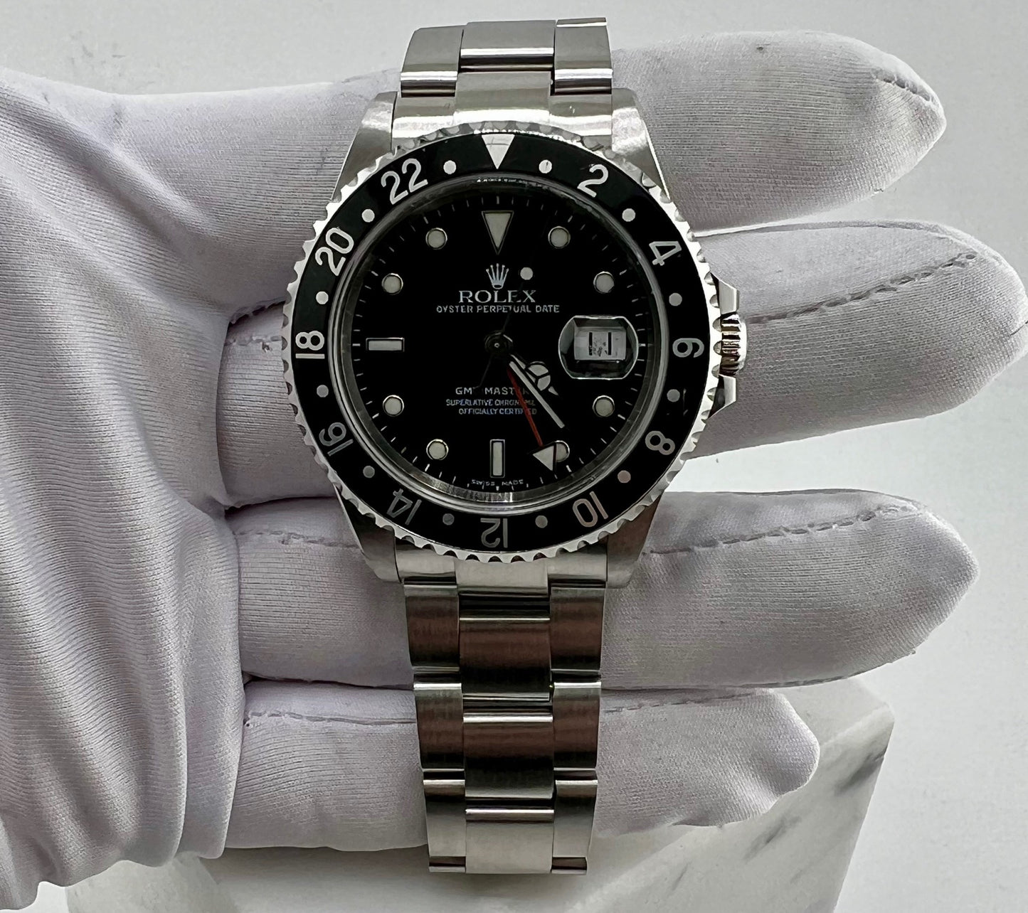 Rolex GMT-Master II 16710 Y 2003 Black insert only watch