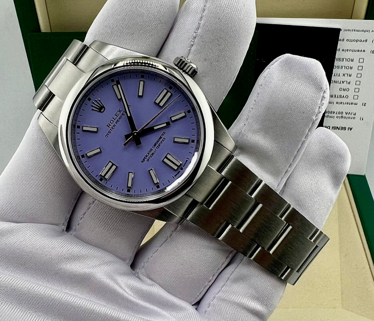 Rolex Oyster Perpetual 36mm 126000 Lavanda 2025 NEW