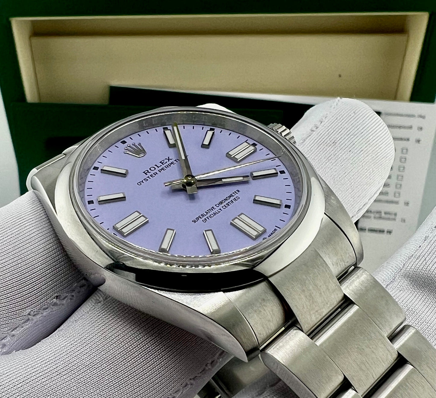 Rolex Oyster Perpetual 36mm 126000 Lavanda 2025 NEW