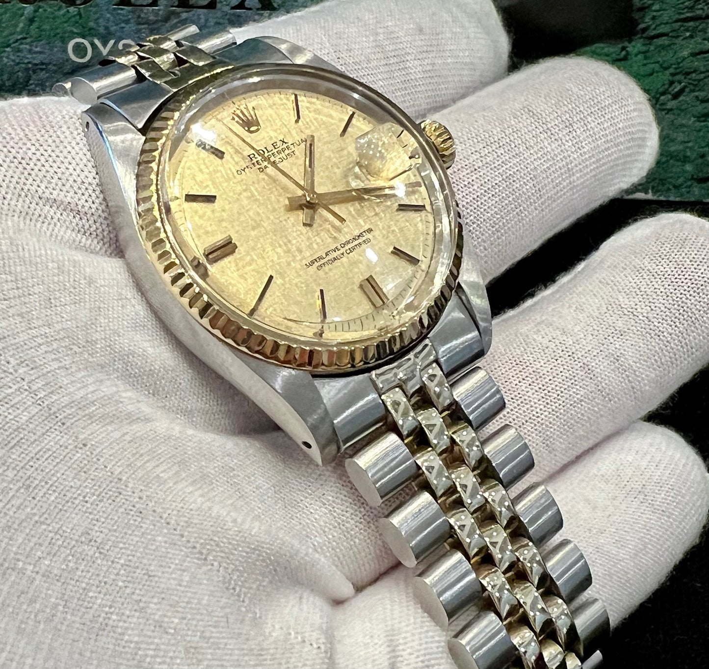 Rolex Datejust 36mm 1601 Champagne Dial 1973 only watch