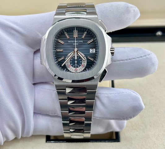 Patek Philippe Nautilus 5980/1A Blue Dial 2008 Full Set (ITA)