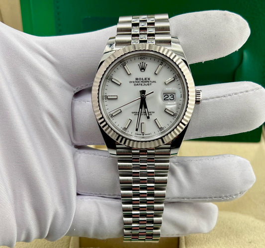 Rolex Datejust 41mm 126334 White Dial Jubilèe 2021