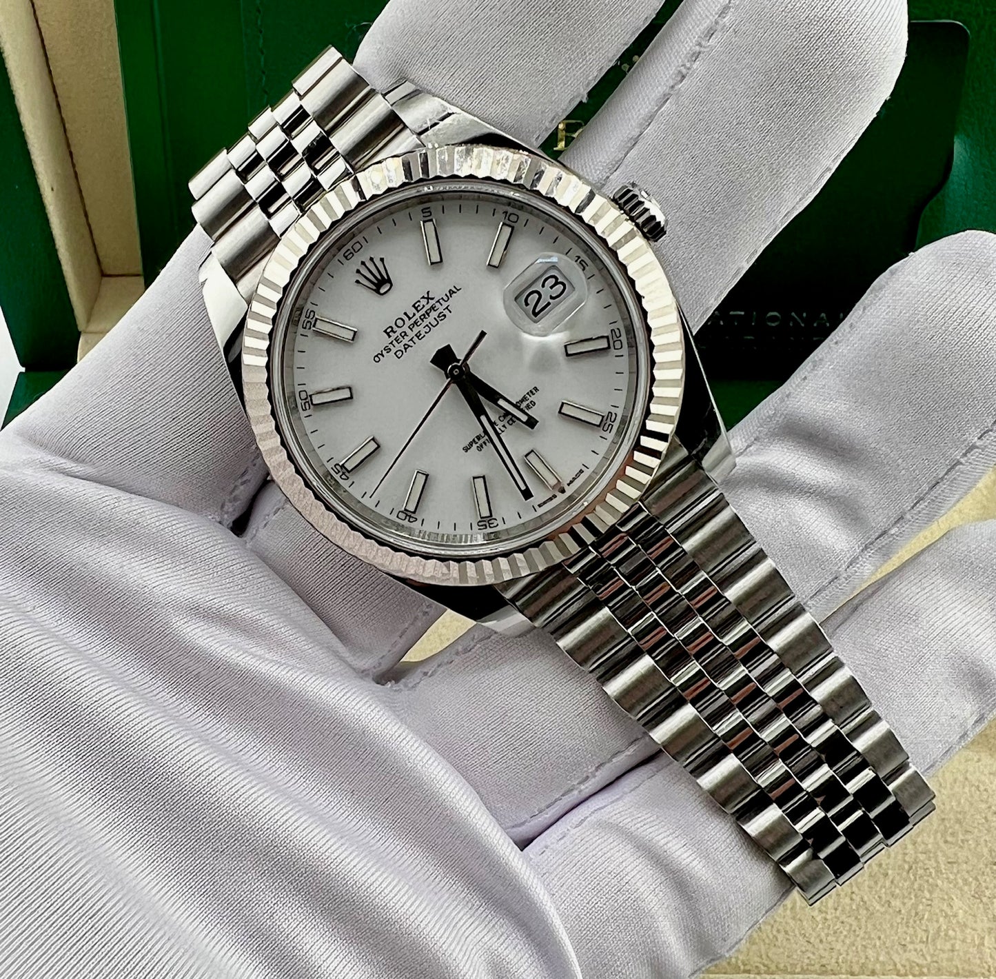 Rolex Datejust 41mm 126334 White Dial Jubilèe 2021