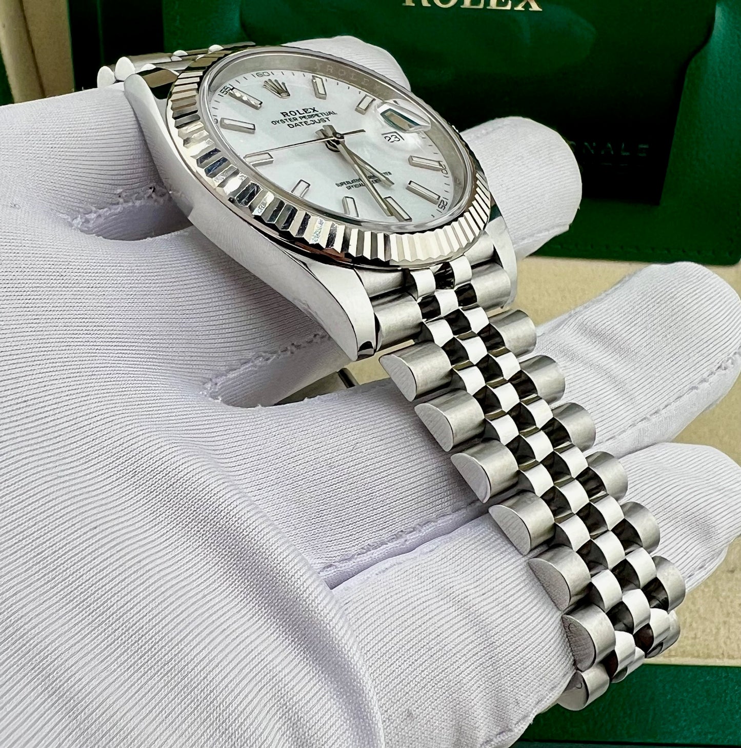 Rolex Datejust 41mm 126334 White Dial Jubilèe 2021