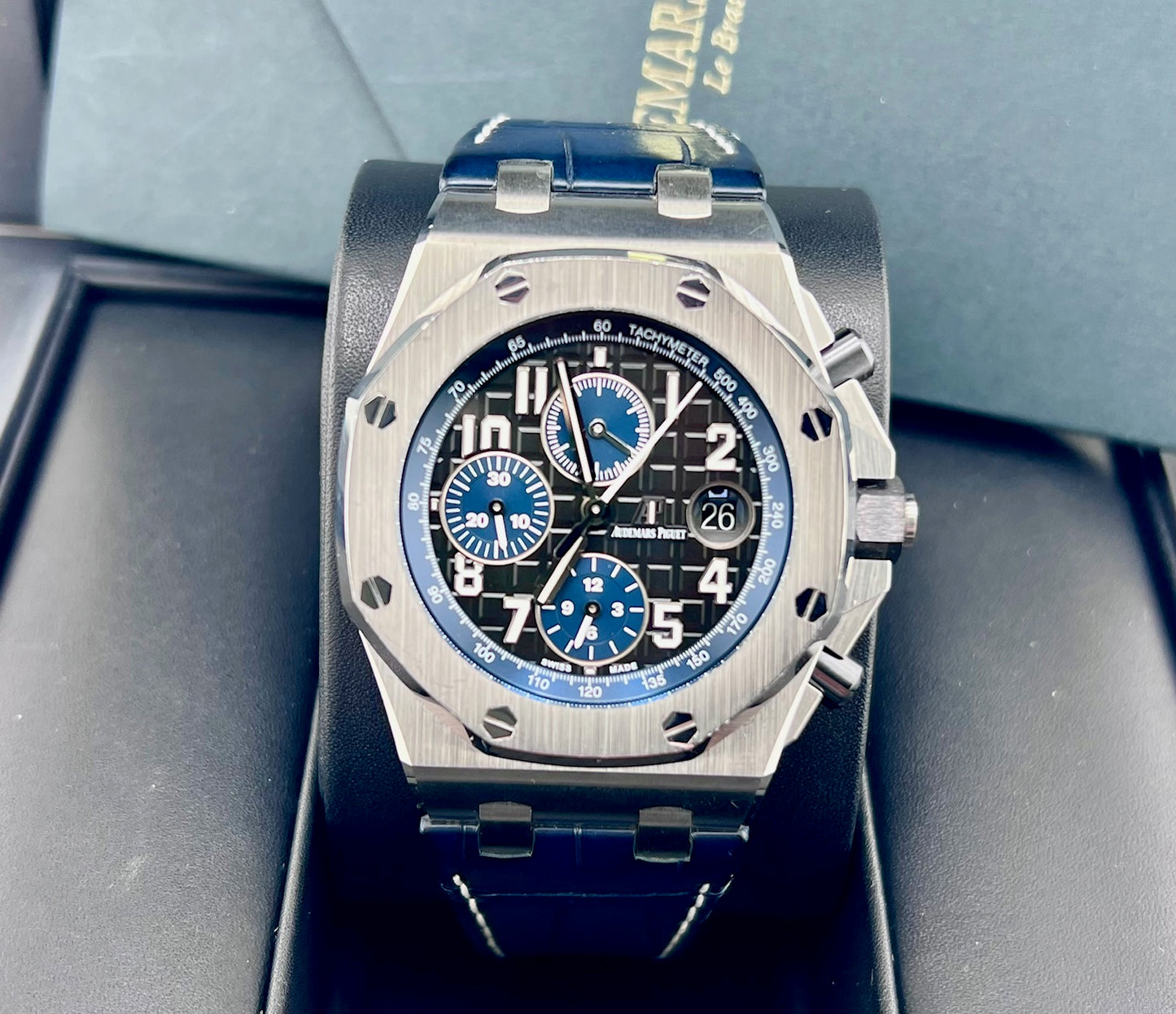 Audemars Piguet Royal Oak Offshore Chronograph ''Batman'' 2018 Full Set 26470ST