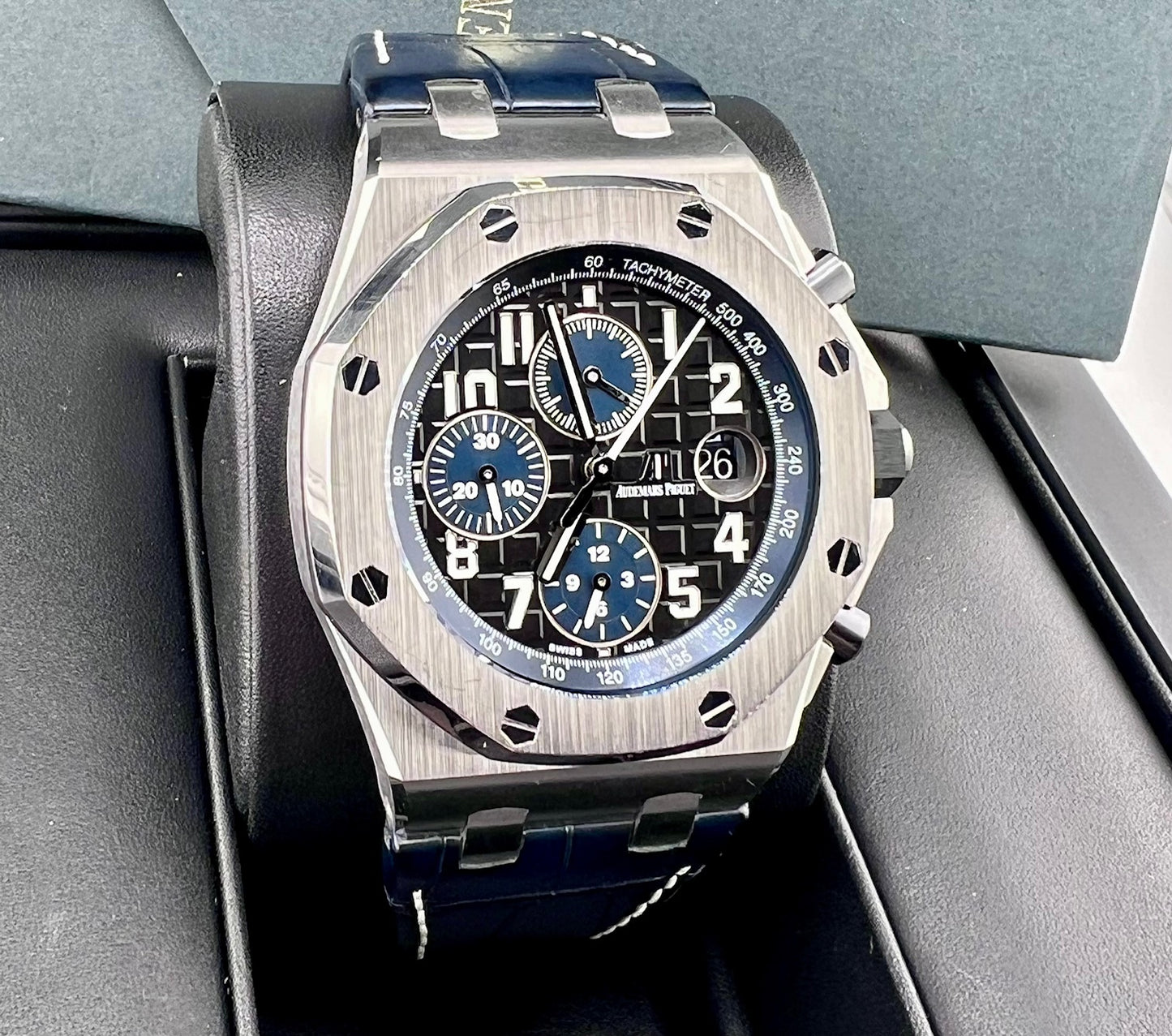 Audemars Piguet Royal Oak Offshore Chronograph ''Batman'' 2018 Full Set 26470ST