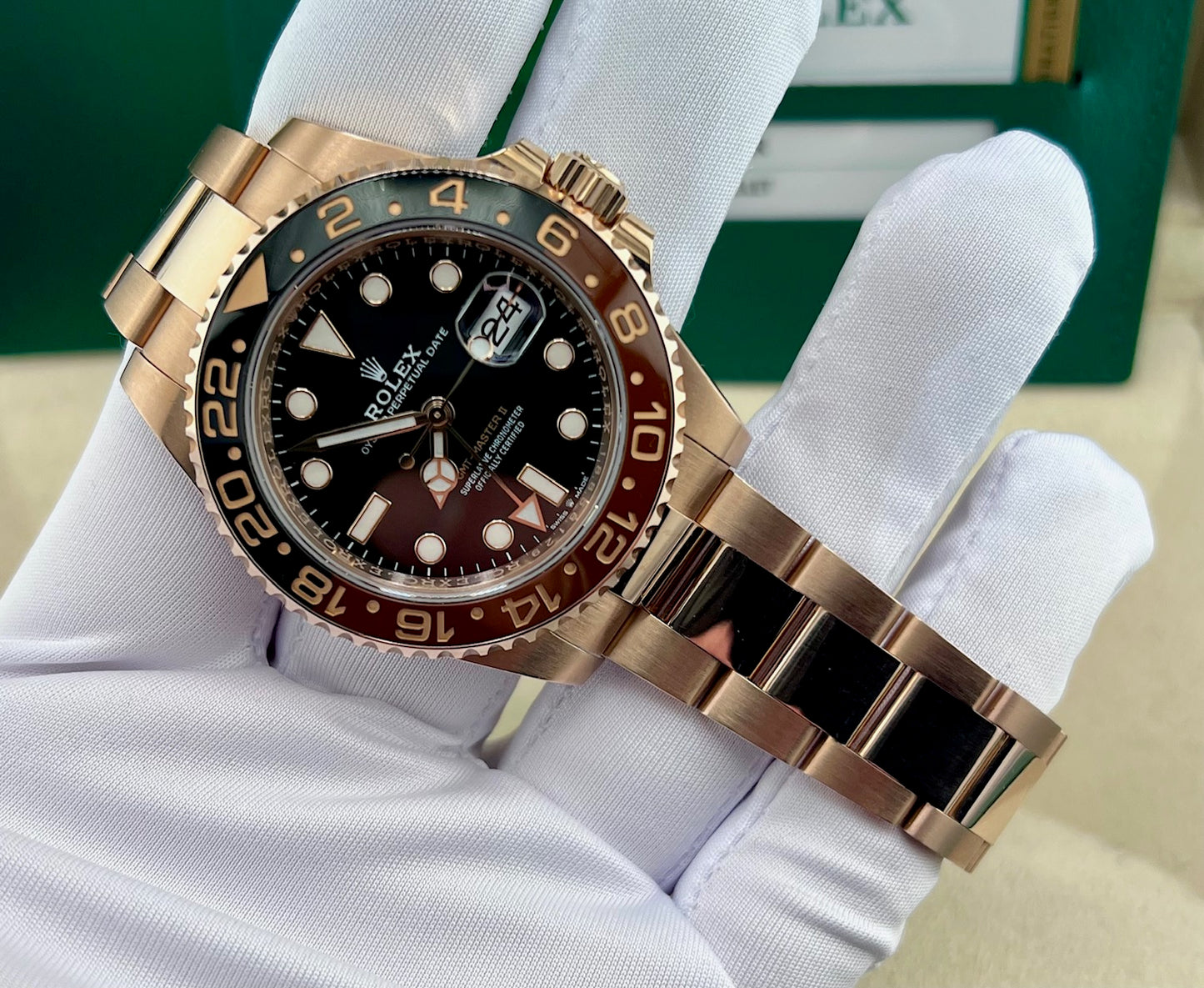 Rolex GMT-Master II 126715CHNR Everose 2020 Ita Full Set