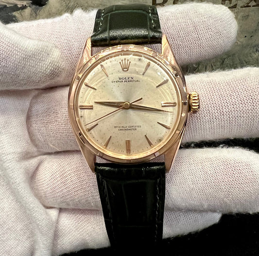 Rolex Oyster Perpetual Bubbleback 6085 only watch 1961