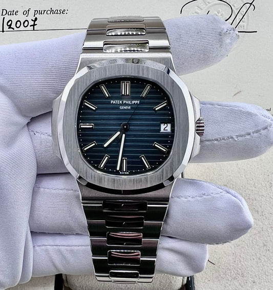 Patek Philippe Nautilus 5711/1A 2007 Full Set (Grecia) blue dial Punzone d i Ginevra