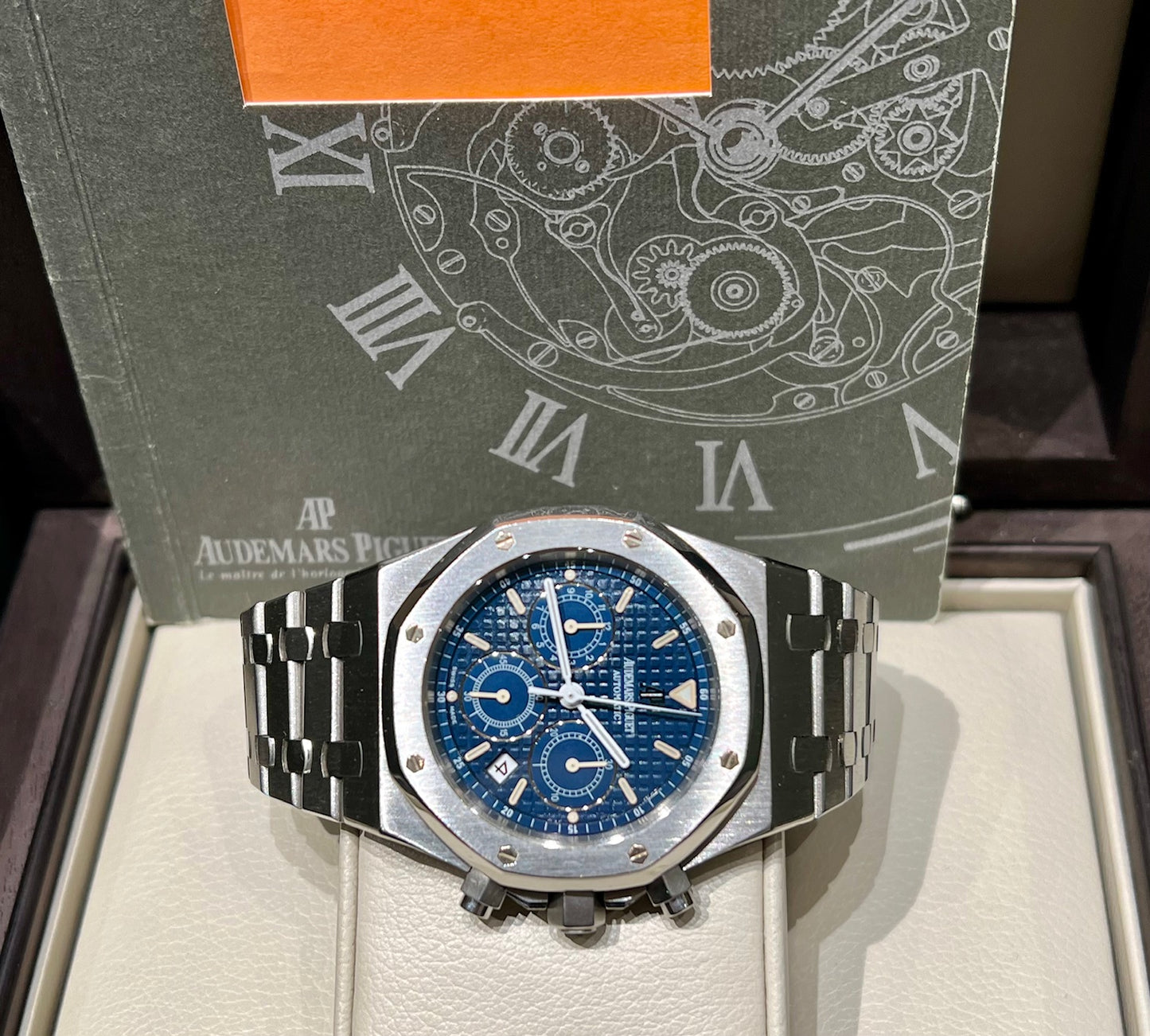 Audemars Piguet Royal Oak Chronograph 25860ST Blu Cosmos Dial full set 2004