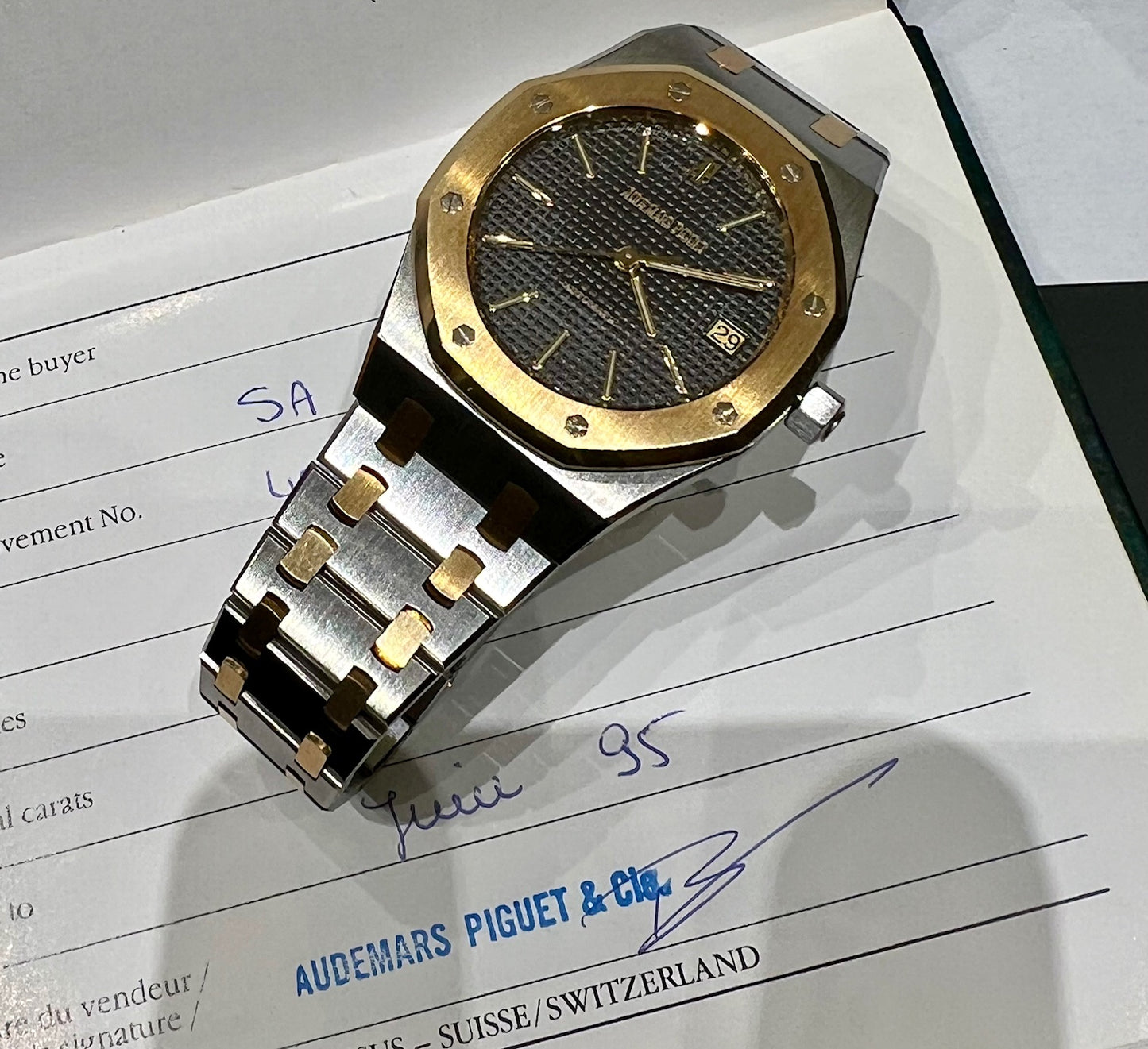 Audemars Piguet Royal Oak 14790SA Box&Paper 1995 36mm long index