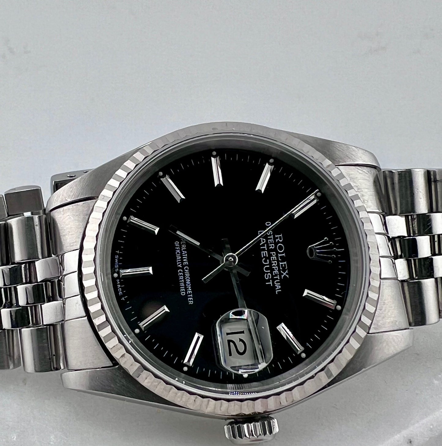 Rolex Datejust 36mm 16234 Black Dial Jubilèe 1988 only watch