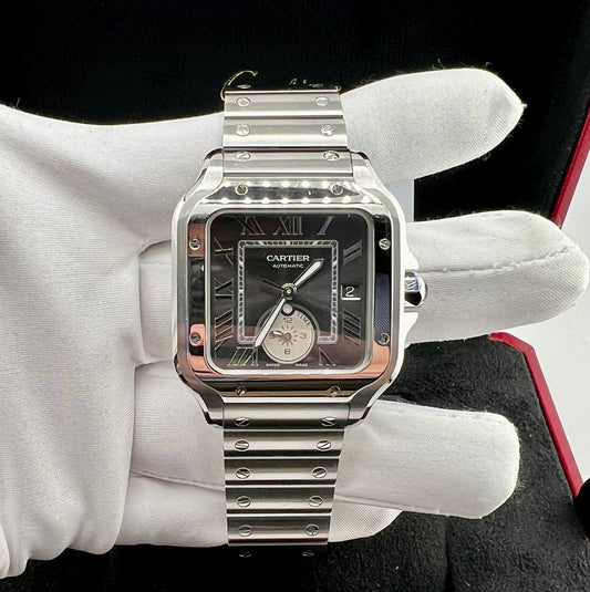 Cartier Santos De Cartier Dual Time WSSA0076 Grey 2025