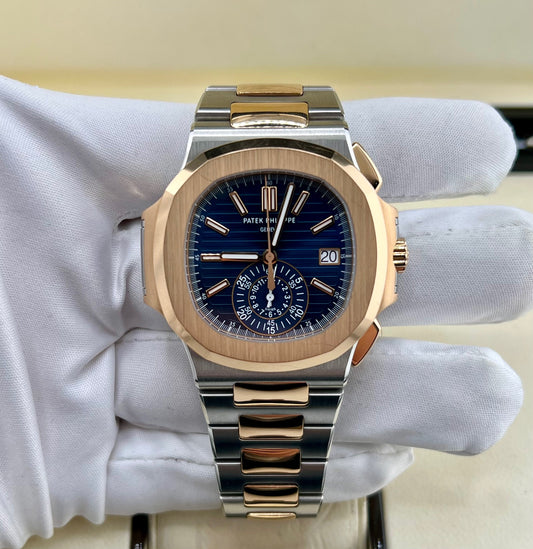 Patek Philippe Nautilus 5980/1AR 2017 Full Set Blue Dial