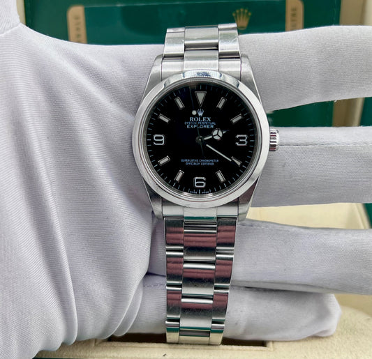 Rolex Explorer I 114270 36mm Full Set 2008 RRR Card (Hong Kong)