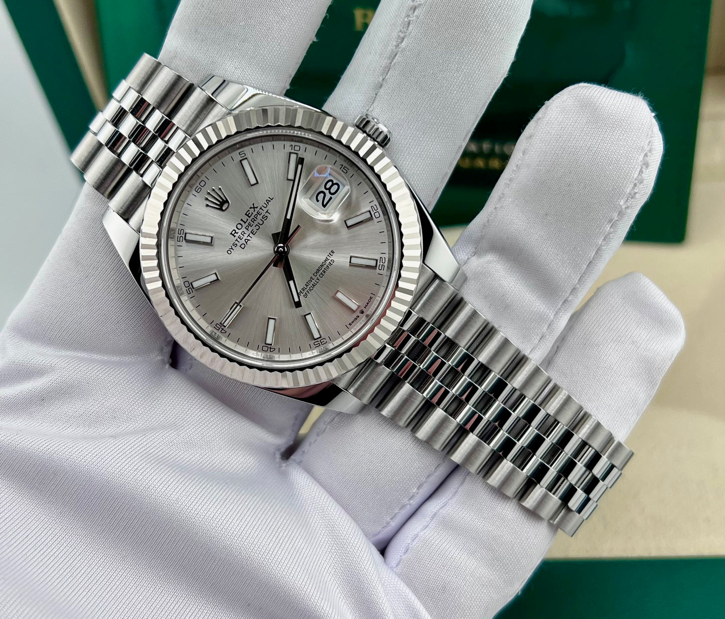 Rolex Datejust 41mm 126334 Silver Dial Jubilèe 2024 NEW