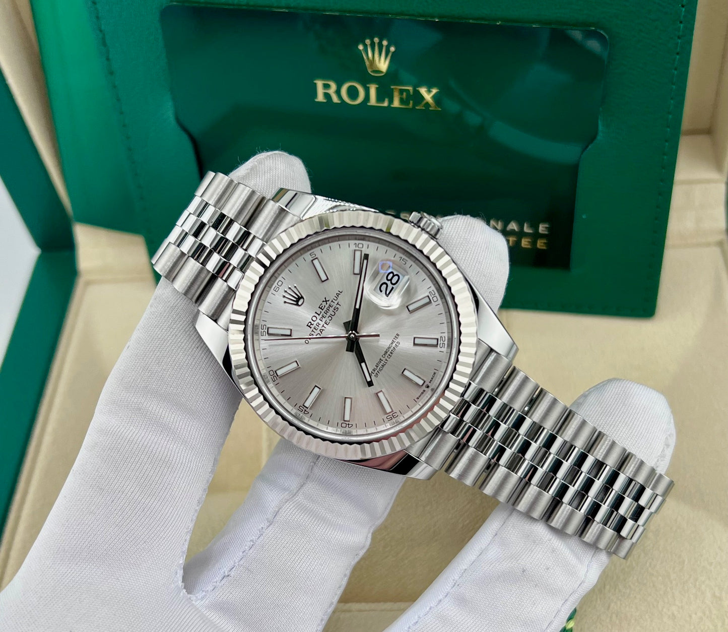 Rolex Datejust 41mm 126334 Silver Dial Jubilèe 2024 NEW